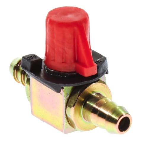 Raider 11-6294 Universal Straight In-Line Fuel Shut Off Valve - Fits 5/16" Line, Brass - Image 1