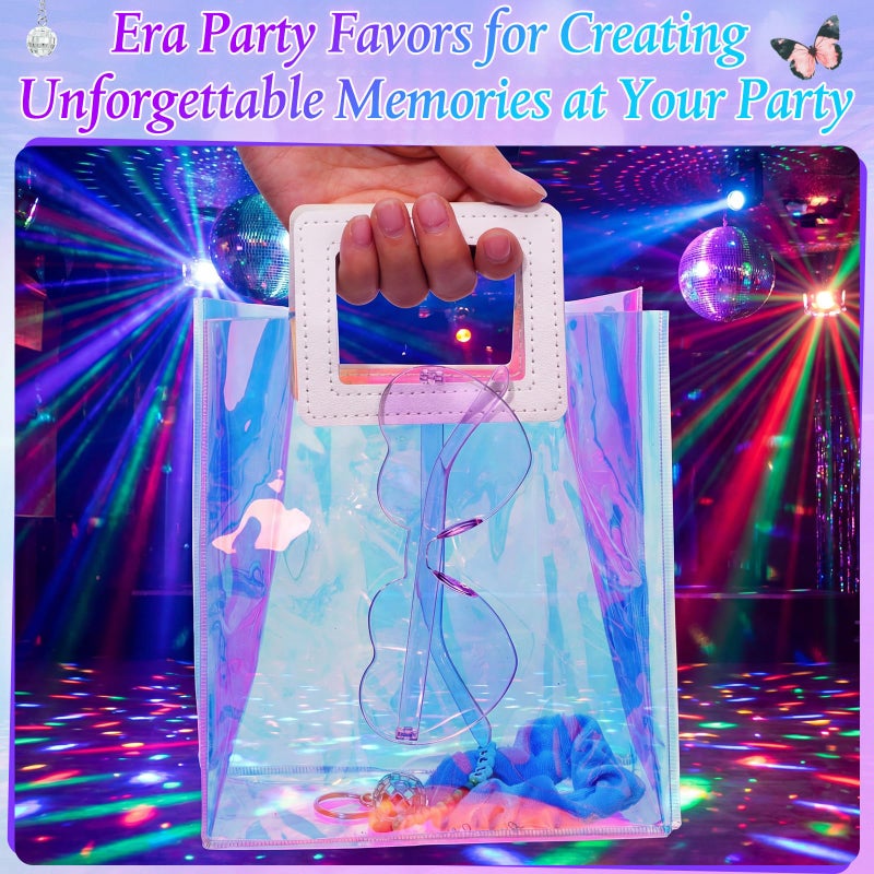 Hoteam 60 Pcs Kpop Theme Party Supplies Popular Singer Favors Friendship Bead Bracelets Velvet Hair Scrunchies Disco Keychain Heart Sunglasses Gift Bags for Fans Party Supplies Birthday Decorations - Image 3