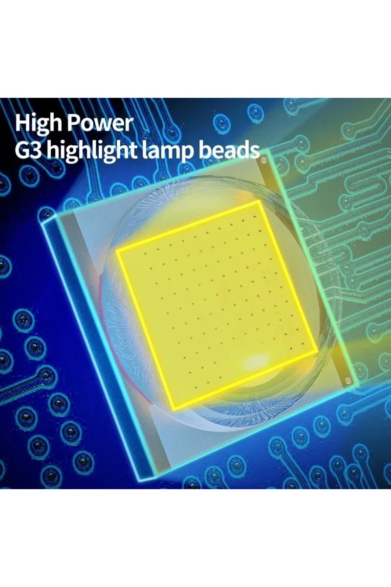 erorex 81025 White USB Charging 3 Modes Portable 2 IN 1 Ultra Bright G3 Tactical LED Flashlight Mini Outdoo - Image 5