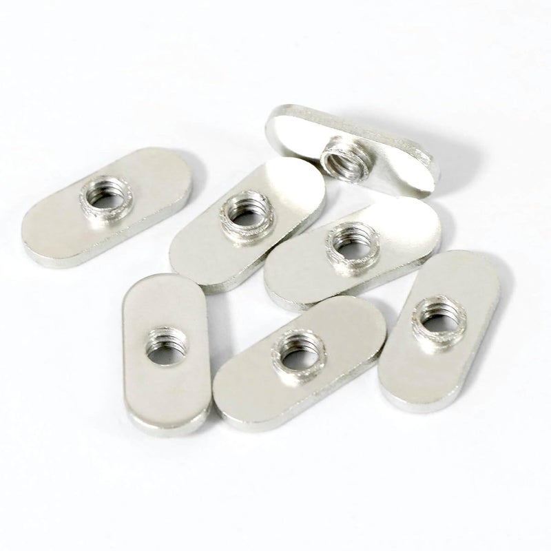 Axageid 20 Packs 1/4"-20 Centered Hole Sliding T-Nuts for 10 Series T Track Extrusions, T Slot Accessories for Aluminum Extrusion Profile Rail - Image 5
