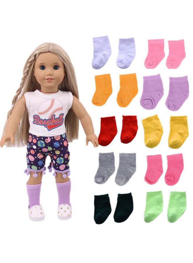 Americangirl 18-inch American Girl Doll Accessories Doll Socks Supply Wholesale-Color:m241  - Image 2