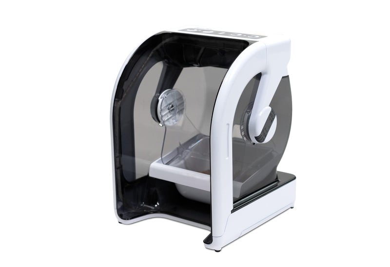 Closer Pets MiBowl smart Selective Microchip-Activated Automatic Pet Feeder (CP500) - BPA and BHT Free Bowl with Enclosed Back for Small to Medium Cats and Small Dogs, White - Image 1