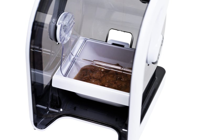 Closer Pets MiBowl smart Selective Microchip-Activated Automatic Pet Feeder (CP500) - BPA and BHT Free Bowl with Enclosed Back for Small to Medium Cats and Small Dogs, White - Image 3