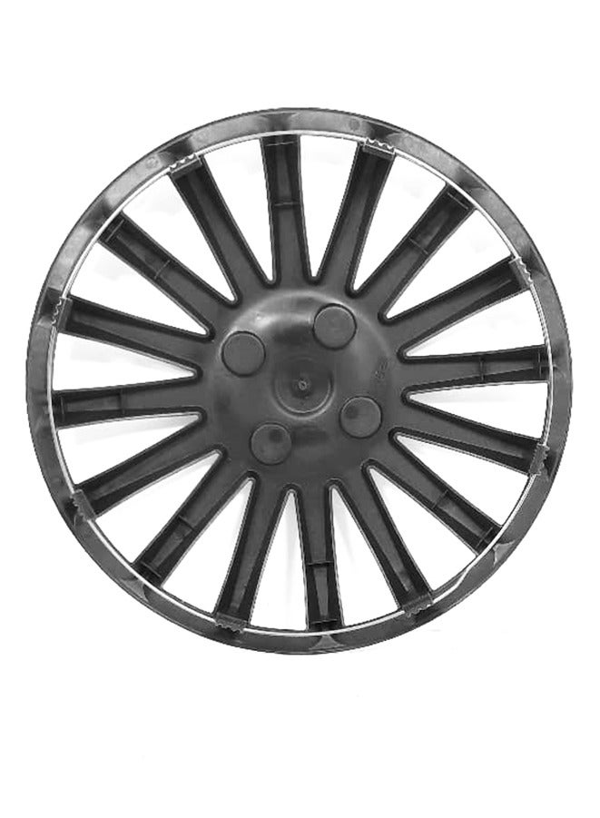 14 Inch Silver Color Universal Model Car Wheel Cap Cover Press Fitting Set of 4 Pieces  WJ-5019-A-14