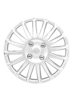 Pistol 14 Inch Silver Color Universal Model Car Wheel Cap Cover Press Fitting Set of 4 Pieces  WJ-5019-A-14  - Image 4