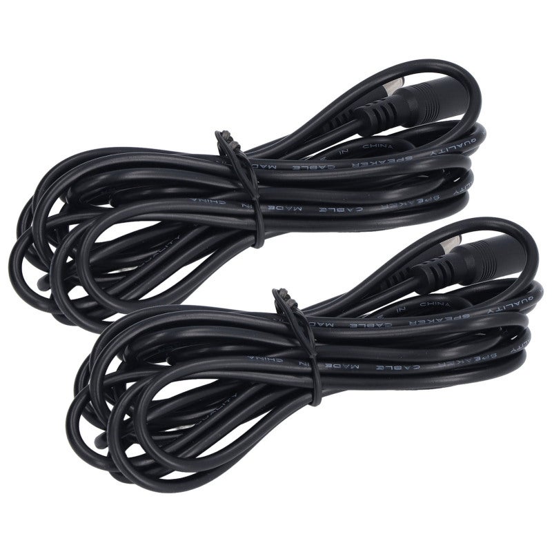 DC Extension Cord 2Pcs 9.5Ft 5.5x2.1mm Copper Core PVC Sheath - 12V 24V Universal 2A Capacity LED Extension Cable for DC Power, Solar Light, Monitoring Equipment - Image 5