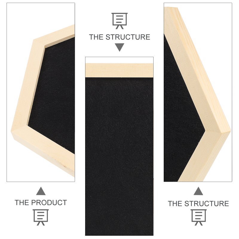 1pc Multi-purpose Memo Board Hexagon Shaped Photo Board Useful Message Board - Image 4