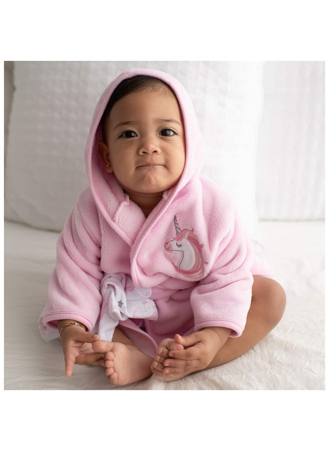Neat Solutions Neat Solutions Infant Hooded Bath Robe - Unicorn, Pink (HR36)  - Image 1