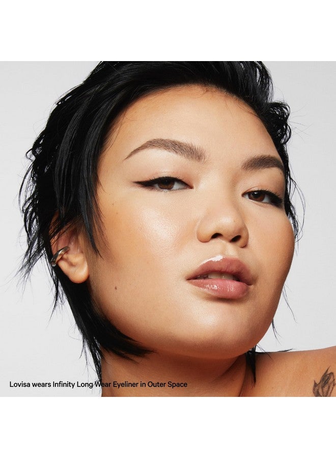 ميلك ميكب محدد عيون ميلك ميك أب إنفينيتي طويل الأمد، الفضاء الخارجي (أسود) - 0.012 أونصة سائلة - تصميم ملتوي، مبراة مدمجة وطرف مزج ناعم - يدوم حتى 12 ساعة - مقاوم للماء - نباتي، خالٍ من القسوة - Image 3