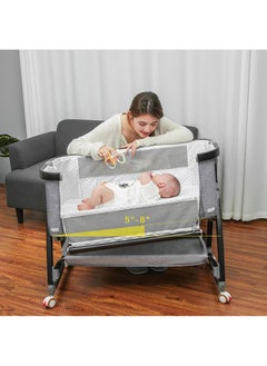 LONZEN Adjustable Portable Bassinet Bedside Sleeper  - Image 5