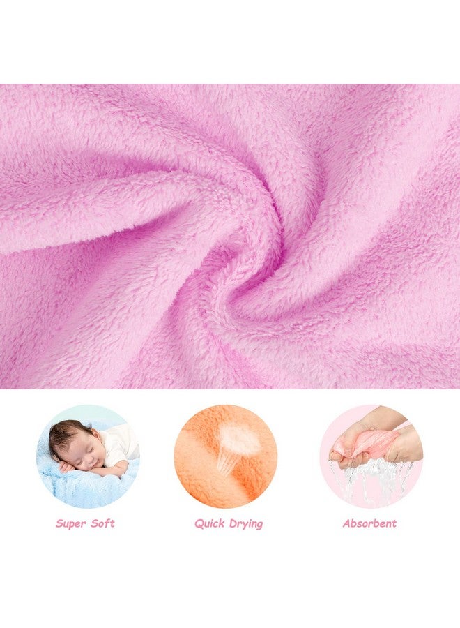 Orighty Baby Washcloths 24-Pack (7''x9''), Microfiber Coral Fleece Baby Towels, Super Soft and Absorbent Wash Cloths for Newborns, Infants and Toddlers, Gentle on Delicate Skin for Face Hands and Body - Image 3