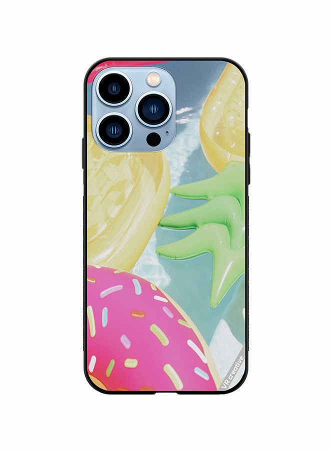VR CREATIVE Protective Case Cover For Apple iPhone 14 Pro Max Pool Fun Design Multicolour - Image 1