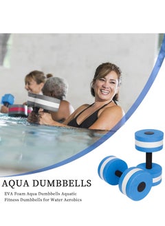 FFA SPORTS Fitness for All Aquatic Water Dumbbells, Set of 2, Resistance Water Aerobics Fitness Equipment for Weight Loss  - Image 5