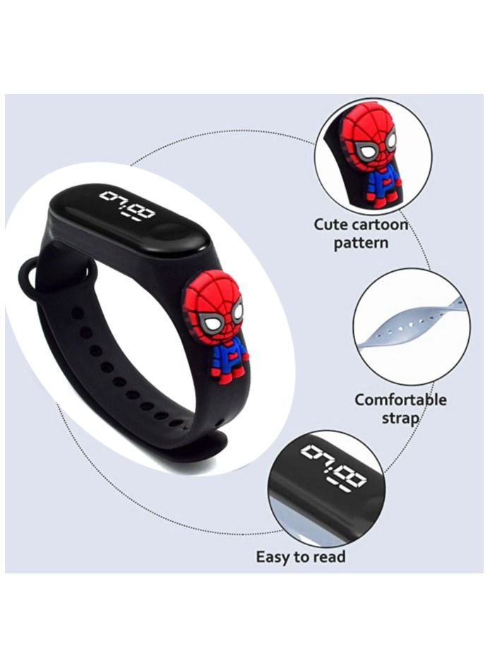 NIBEMINENT Digital LED Watch for children 3-12 Years Old Kids Sports Waterproof Cartoon watches for boys and girls  - Image 2