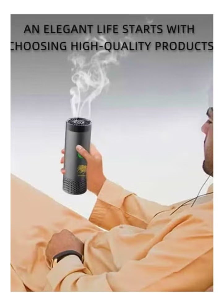 Rabos New USB Rechargeable Electric Incense Burner with Comb Design – Portable Bakhoor Evaporator for Fragrance | Wireless Aromatherapy Diffuser for Home, Car & Travel | Safe Smokeless Burning | Stylish & Compact Rechargeable Oud Burner - Image 4