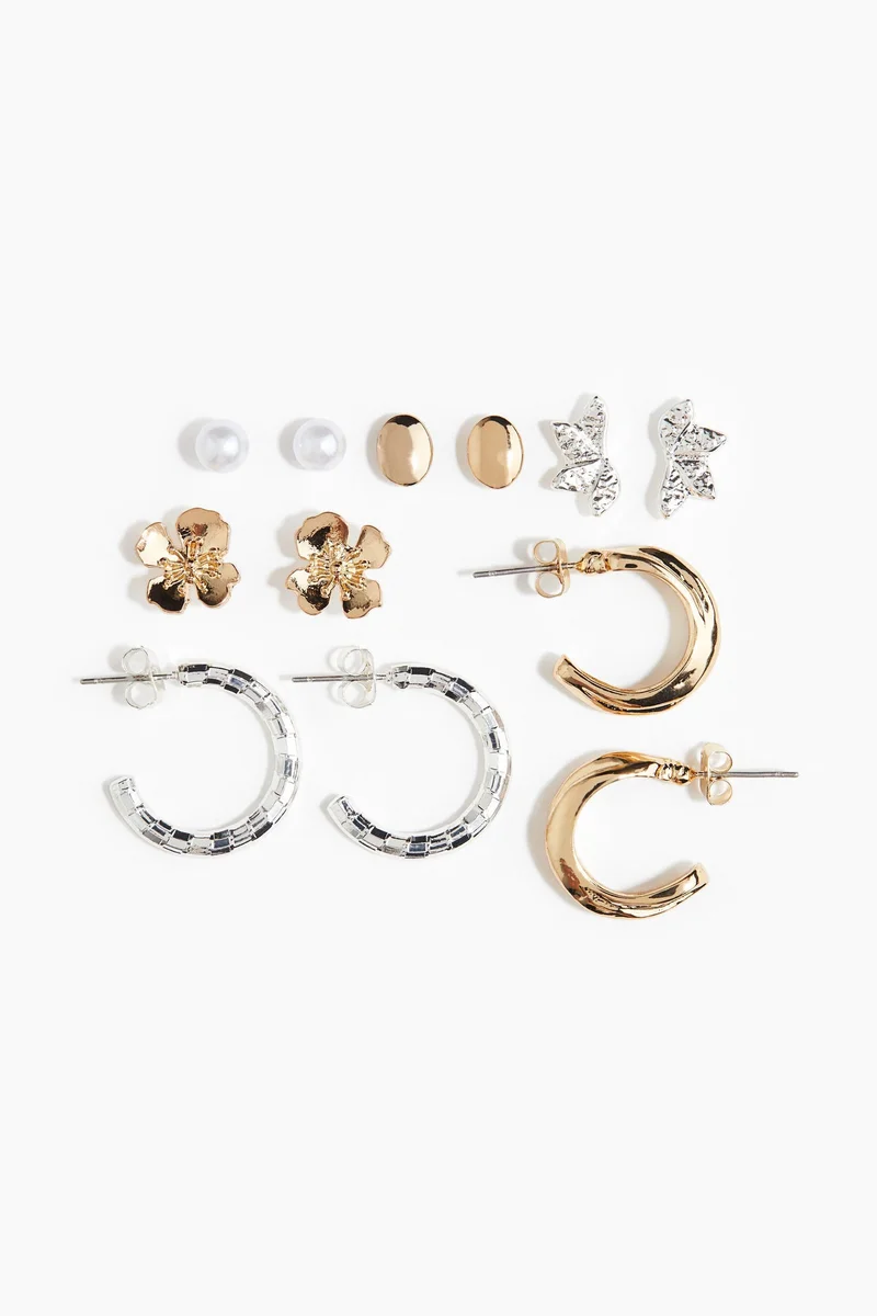 H&M 6 pairs earrings