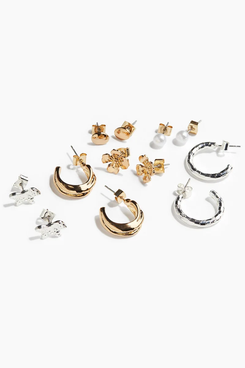 H&M 6 pairs earrings