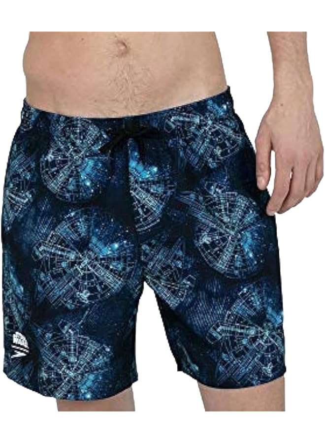 سبيدو شورت سباحة رجالي بمقاس 16 بوصة مطبوع عليه Star Wars Allover - Image 1