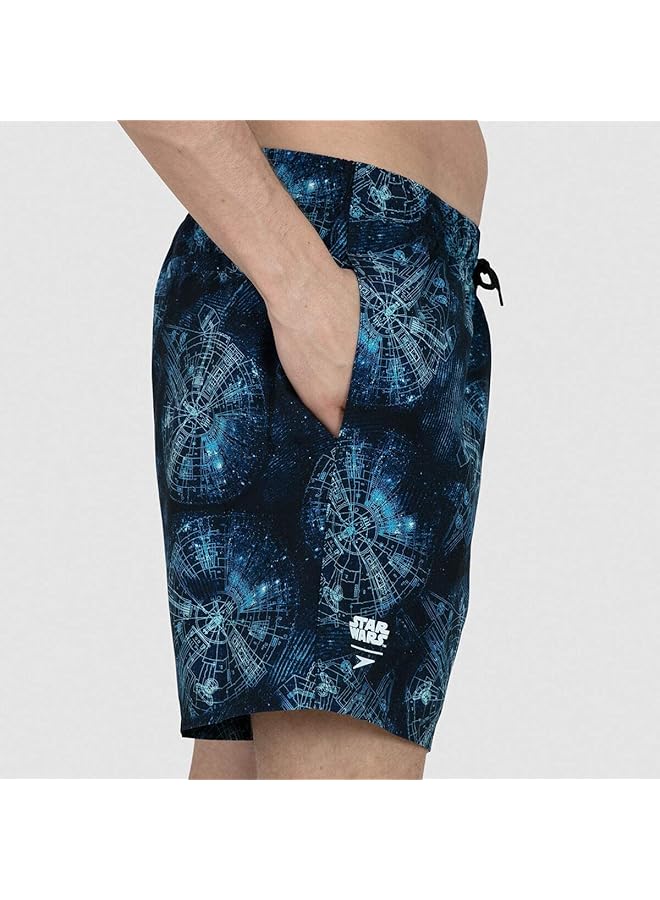 سبيدو شورت سباحة رجالي بمقاس 16 بوصة مطبوع عليه Star Wars Allover - Image 2