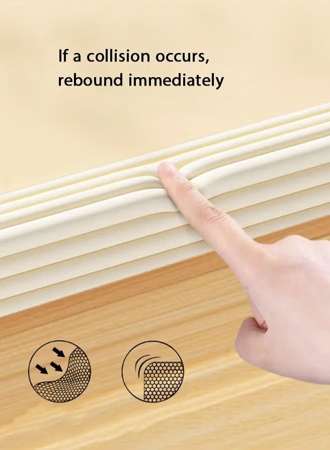 1/2/3 أجهزة كمبيوتر ركن الحماية حماة الحافة حراس إثبات الأطفال حامي ركن الجدول حامي زاوية حافة الأمان ركن سلامة الطفل مصد سلامة الأطفال حماة زاوية إثبات الطفل 2 م البيج - Image 4