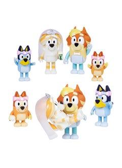 General Bluey and Friends 4 Wedding Dress Set 4-Piece Bluey Box Figure Figure  - Image 1