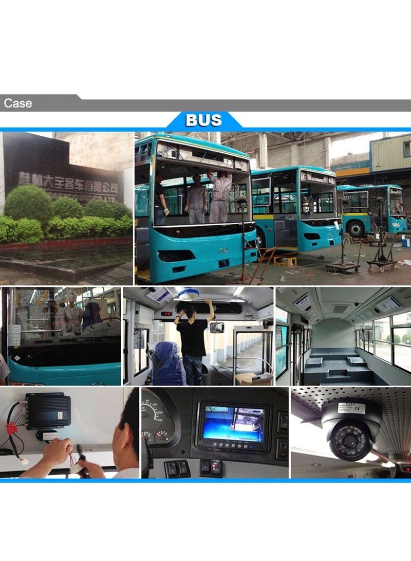 كروني طقم مسجل فيديو رقمي C-1004 LCD للسيارة، 4 قنوات H.264، 2.0 ميجابكسل، 1080 بكسل، AHD، طقم مسجل فيديو رقمي للسيارة، MDVR، طقم مسجل فيديو رقمي للسيارة - Image 4