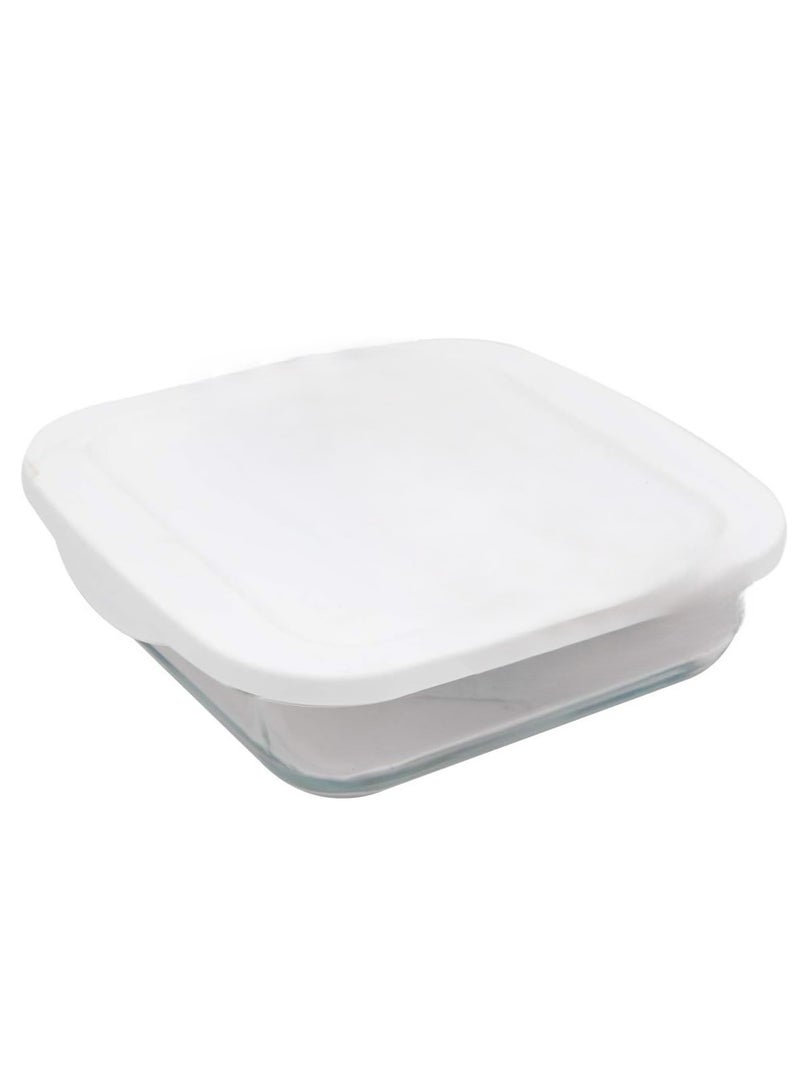 MIJOTEX Square borosilicate glass baking tray with tight-fitting lid in several sizes - Image 1