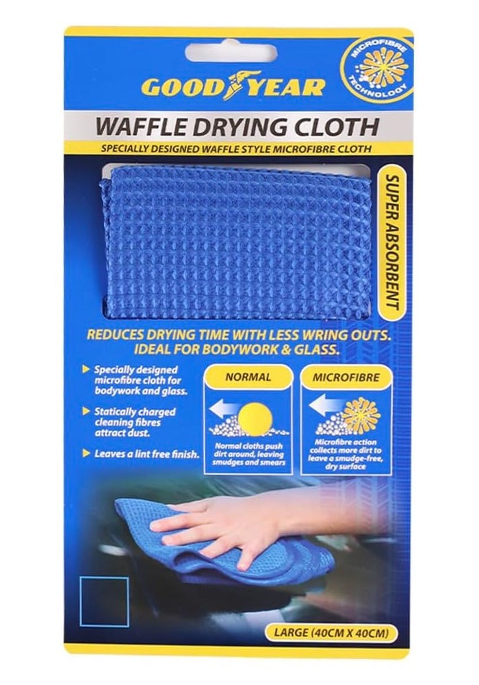 Goodyear Microfibre Waffle Drying Cloth - Image 2