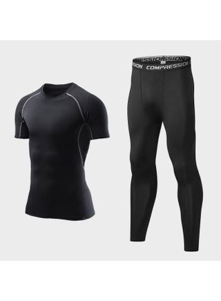 Swimsuit Men's Awkward-proof Five-point Swimming Trunks Short Body Men's Suit Hot Spring Equipment Diving-Color:(swimming Cap) 001 Gray + Black Trousers- - pzsku/Z1FE865C9530B12762BCDZ/45/1747209594/0eaafa9a-2289-45b9-9f32-7cd95ded48d5