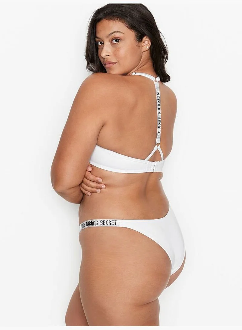 Victoria's Secret Shine Strap Malibu Fabulous Push-Up Swim Top