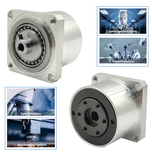 PGFUN Harmonic Gear Drive Reducer Small Strain Wave Gearbox Gearbox 50:1 Rotary Reduction Actuator, Fits Nema 17 Stepper Motor (Flange Output) - Image 2