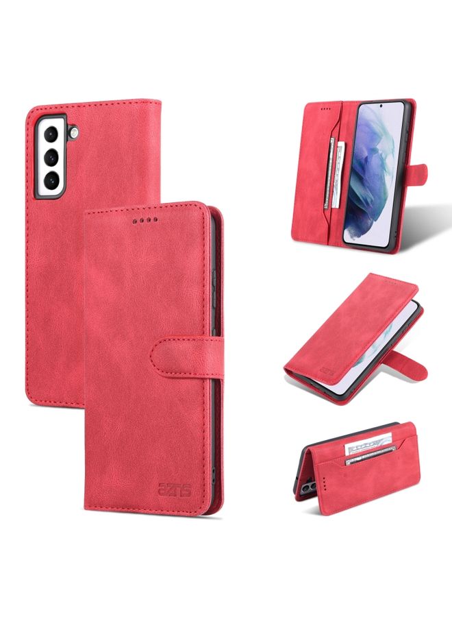 Case Cover For Samsung Galaxy S22+ 5G AZNS Dream II Skin Feel Horizontal Flip Leather Case Red