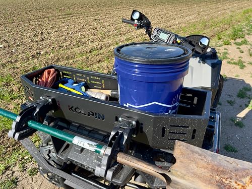 Kolpin ATV Rack Basket  Attach ToolHunt Accessories to Side Carry Three 5Gallon Buckets Durable Steel Fits Most ATV Tubular Steel  Plastic Racks  53465 - Image 4