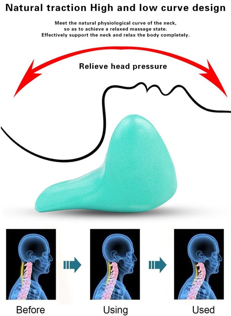 SPORT - Neck Stretcher And Cervical Spine Massager for Neck Pain Relief, Neck and Shoulder Relaxer, Cervical Traction Device for Neck Muscle Stretch, Cervical Spine Alignment Chiropractic Pillow - Image 1