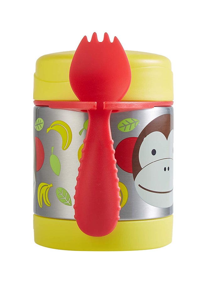 Skip Hop Zoo Insulated Little Kid Food Jar Monkey - Image 2