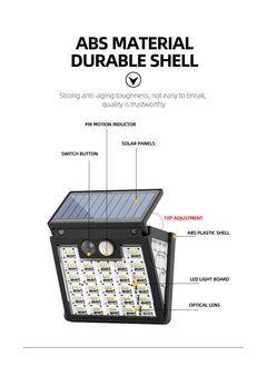 High-end independent solar garden wall light LED solar wall light household solar garden light outdoor light waterproof human body induction wall light adjustable solar independent receiver suitable for direction adjustment long use time - pzsku/Z1FE8C13F32773BAA1B66Z/45/_/1732973977/a08763a6-f2d4-4054-8d46-9afa8f656fa3