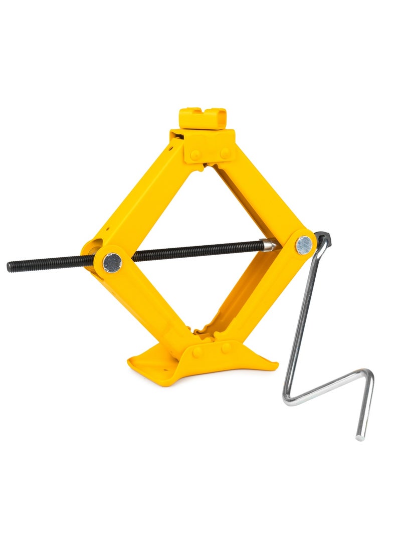 وي هاند رافعة مقصية 2 طن من WEHAND – رافعة سيارات قوية وعالمية – مناسبة للسيارات، الشاحنات الصغيرة، الـ SUV والشاحنات – تصميم ميكانيكي ثنائي الاتجاه لرفع أسرع وأسهل - Image 3