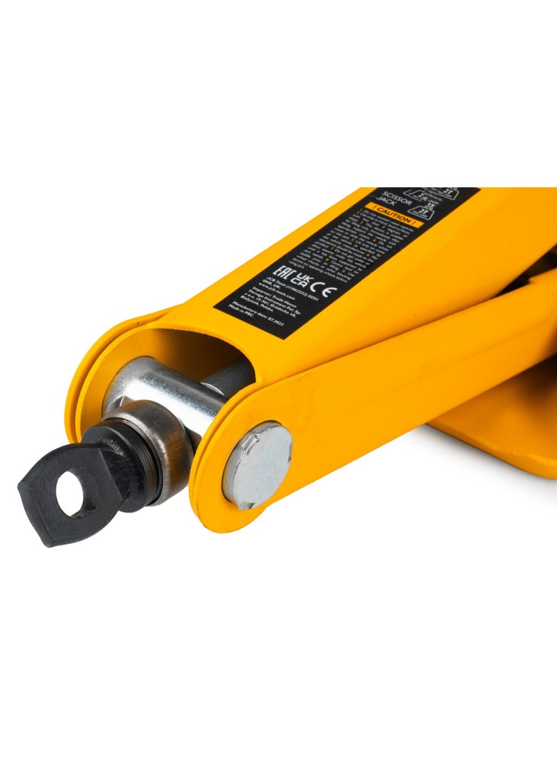 وي هاند رافعة مقصية 2 طن من WEHAND – رافعة سيارات قوية وعالمية – مناسبة للسيارات، الشاحنات الصغيرة، الـ SUV والشاحنات – تصميم ميكانيكي ثنائي الاتجاه لرفع أسرع وأسهل - Image 5