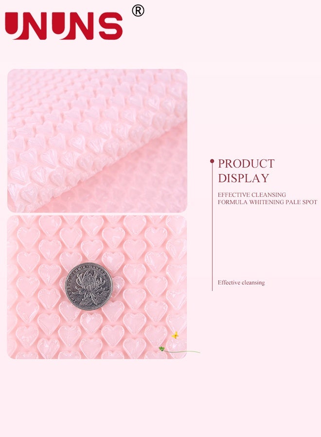 UNUNS Bubble Wrapper,Pink Heart-Shaped Bubble Cushioning Roll,Bubble Paper,Air Bubble Roll,Bubble Wrap Roll Party Favors Gifts Packing Filler Wedding Decor,Pink,50cm*500cm - Image 3