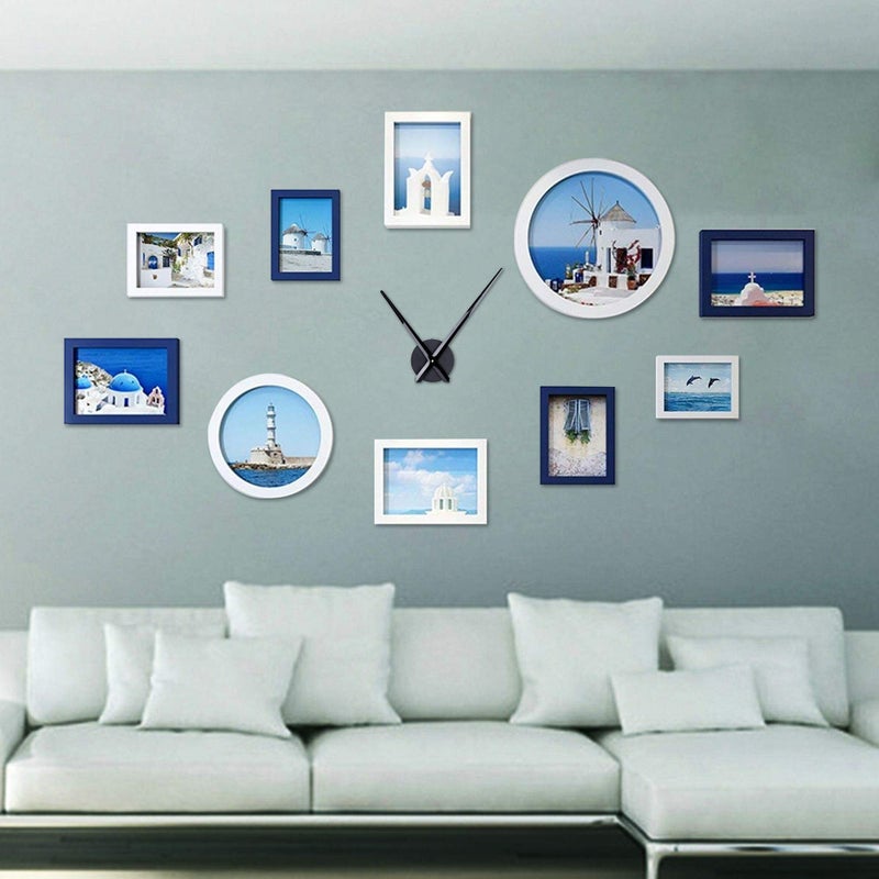 Lafocuse Silent 24 Inch DIY Wall Clock with Large Clock Hands and Motor Kit, DIY 12888 Clock Movement Mechanism Replacement with 12 Inch Long Minute Hands for Living Room - Image 2