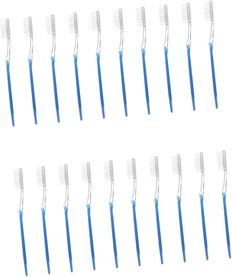 فرشاة أسنان ناعمة الشعيرات مجموعة سفر 50 قطعة محمولة للفنادق والتخييم والعائلة بالجملة - Image 1