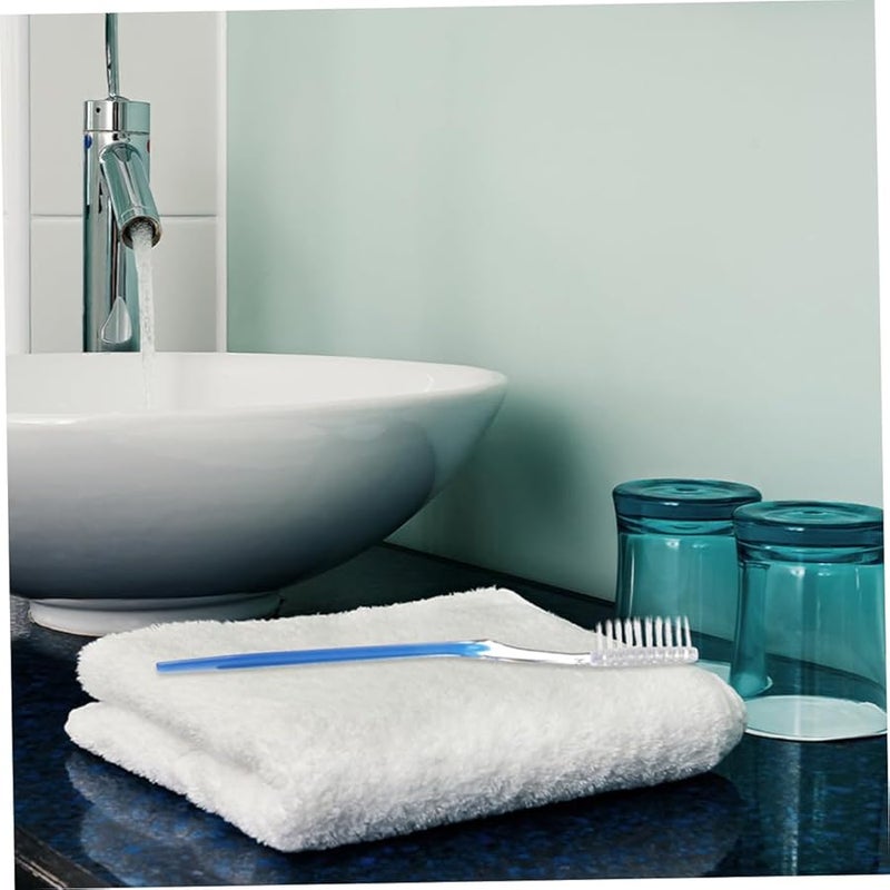 فرشاة أسنان ناعمة الشعيرات مجموعة سفر 50 قطعة محمولة للفنادق والتخييم والعائلة بالجملة - Image 4