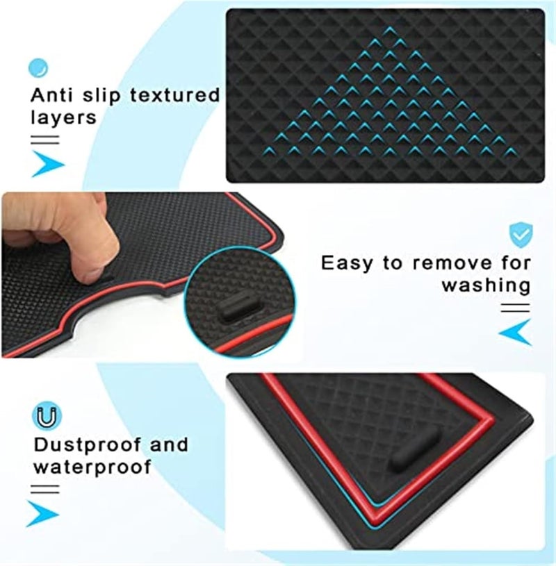 Wivplex Non-Slip Rubber Mats for Hyundai i30/i30N (2017-2023) - Image 4