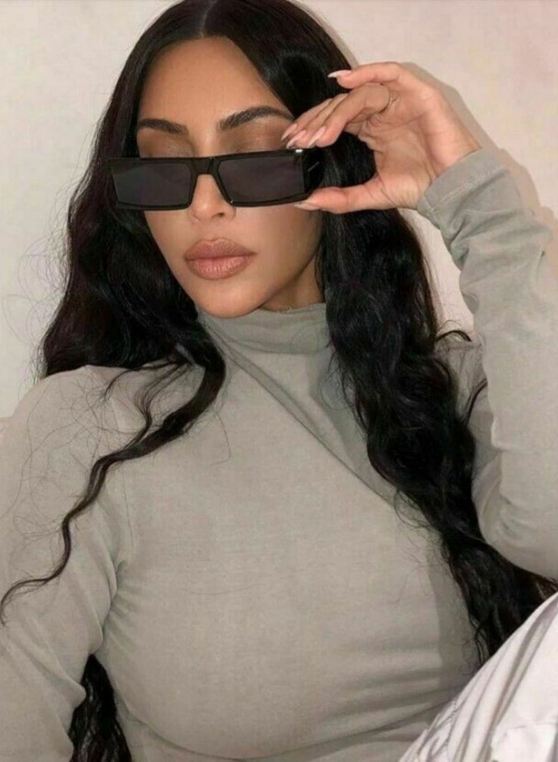 Zikra Cool Futuristic Rectangular Sunglasses Cyber Men Women Punk Style Cosplay Sun Glasses - Image 3