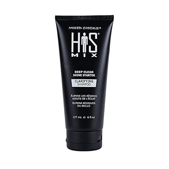 Mixed Chicks HIS MIX Deep Clean Shine Starter Clarifying Shampoo for Men, 6 fl. oz. / 177 ml. - Image 1