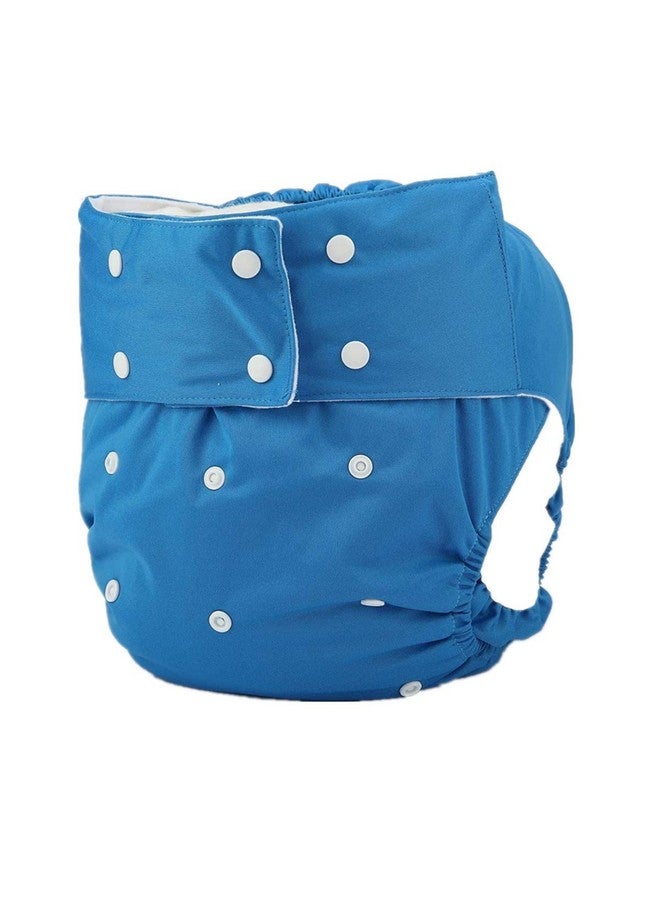 JOBEBE Adult Cloth Diaper Cover Nappy Reusable Washable Adjustable For Disability Incontinence Person (Blue)  - Image 1