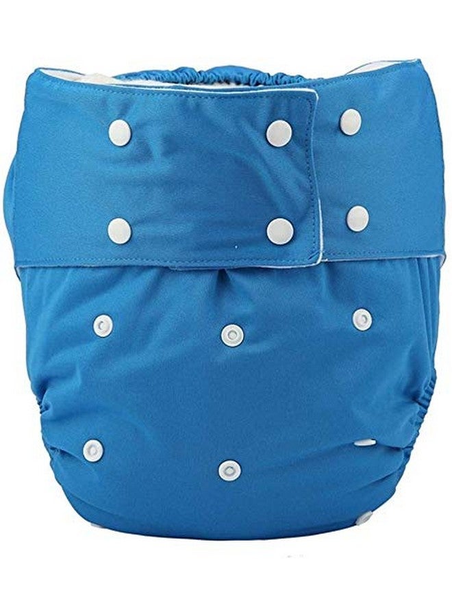 JOBEBE Adult Cloth Diaper Cover Nappy Reusable Washable Adjustable For Disability Incontinence Person (Blue)  - Image 3
