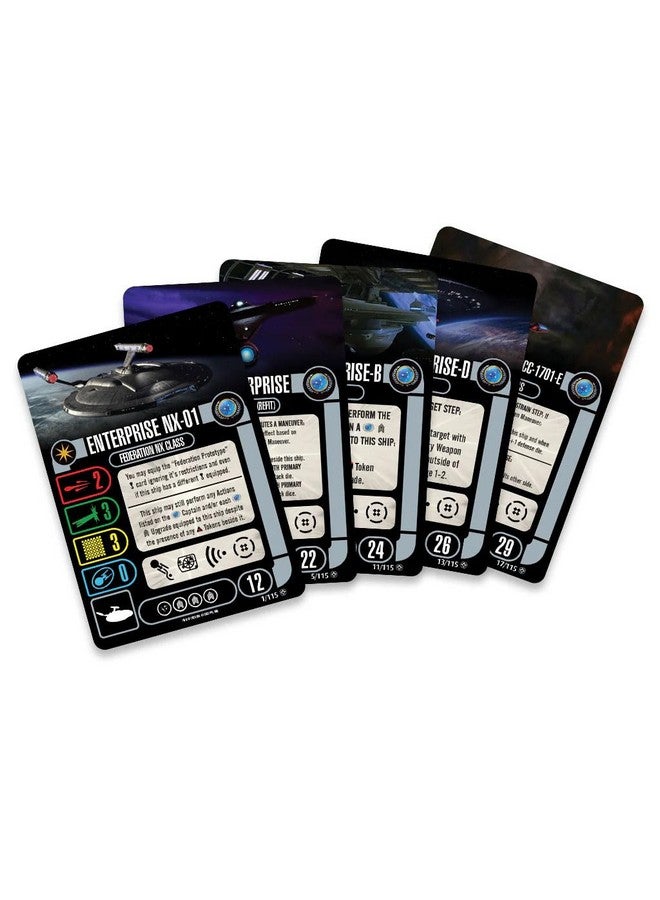 WiZKiDS Star Trek Attack Wing: Federation Faction Pack - These are The Voyages - Image 4