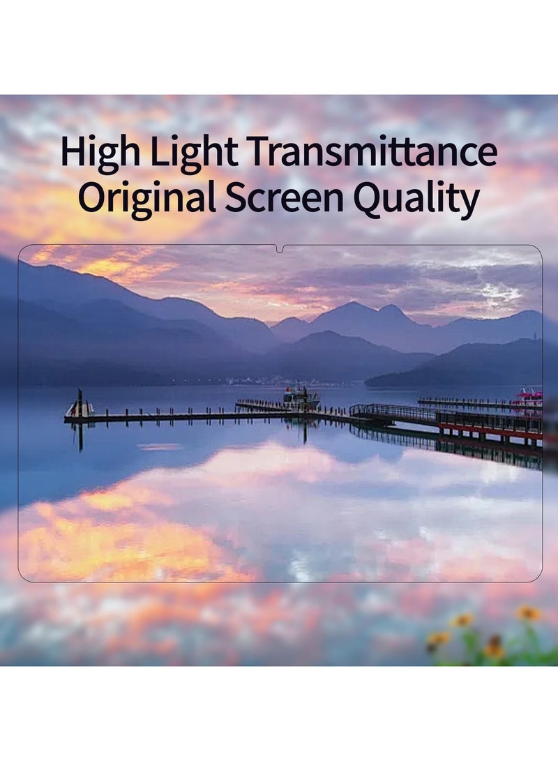 عام 1+2 حزمة متوافقة مع غلاف واقي وشاشة حماية لجهاز Redmi Pad Pro 12.1 بوصة، غلاف واقي شفاف من مادة TPU المرنة، فيلم حماية عالي الجودة من مادة PET - Image 3