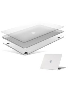 M3 MacBook Pro 14 inch Case 2024/2023/2021, Matte Cover Fit Model A2918/A2992/A2779/A2442/M2/M1, Soft Plastic Laptop Hard Shell Case with TPU Keyboard Cover& Webcam Cover & OTG Adapter, Clear